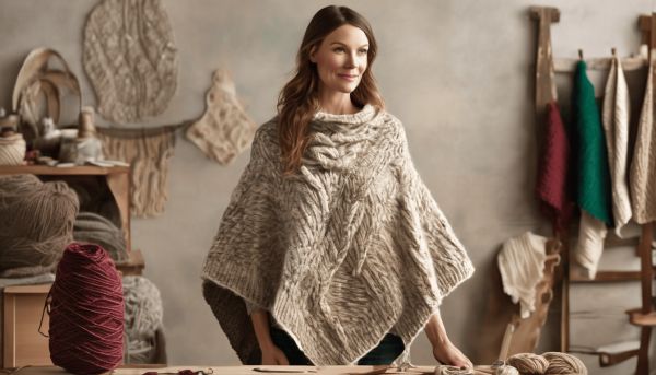 Des patrons tricot de ponchos femme gratuits pour vos projets