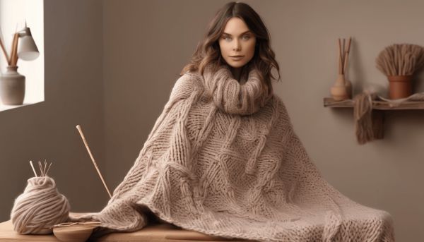 Modèles gratuits de tricot pour créer un poncho femme tendance
