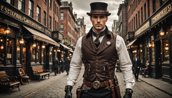 Mode steampunk pour homme : composer un look victorien contemporain
